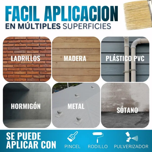 Impermeabilizante Snappy Blue 1 kg + Kit de Aplicación GRATIS
